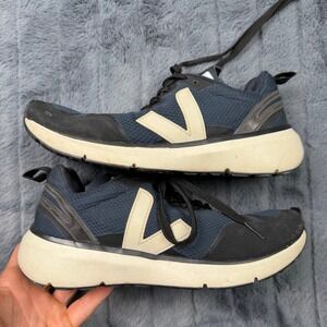 Veja Condor 2 Alveomesh Navy Blue Cream Running Shoes Womens Size 8 EUR 39